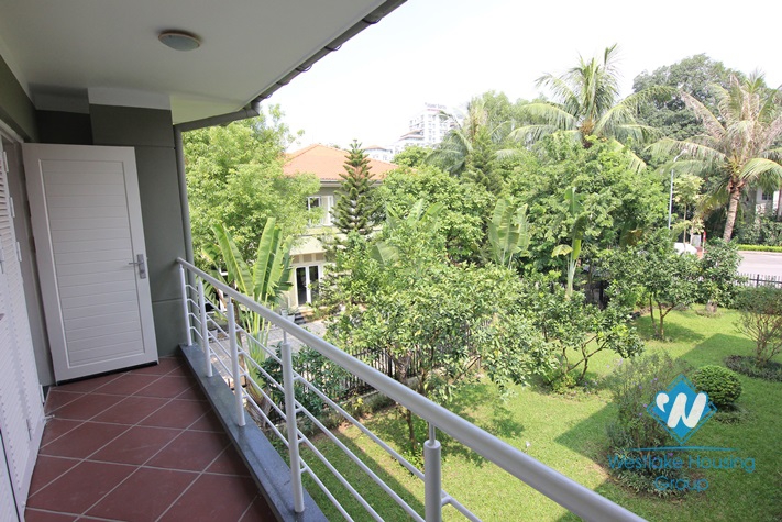 Gorgeous villa with beautiful garden to rent in Dang Thai Mai, Tay Ho area